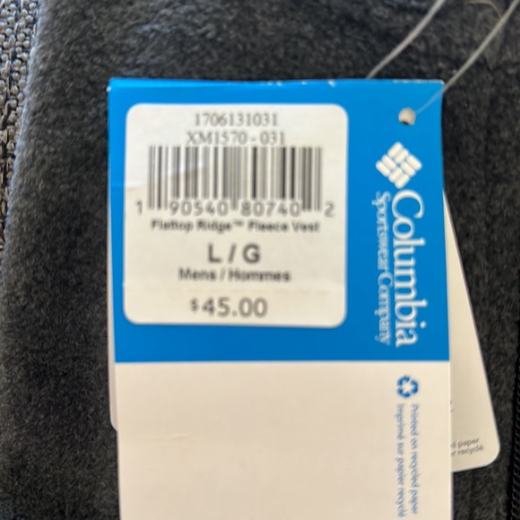 Columbia fleece vest size Men’s Large - Picture 7 of 7